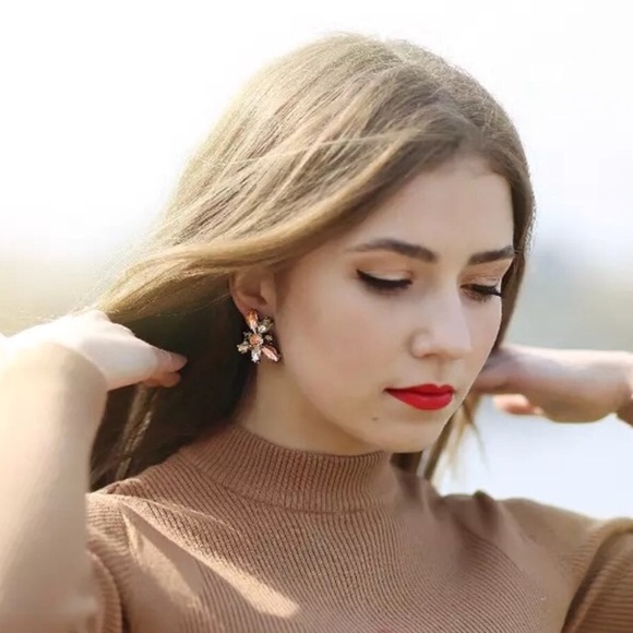 Just In! 🆕 DANICA Crystal Statement Earrings - Picture 6 of 7